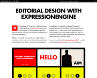 Editorial design with ExpressionEngine