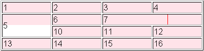 Example of table bug